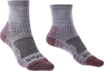 Bridgedale Dames Wandelsokken Quarter Lightweight Paars