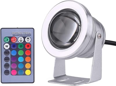 RGB LED onderwater spot voor schepen en aquaria - Waterdichte landschapsverlichting met 10W 12V - IP65 - Geschikt voor vijvers en fonteinen