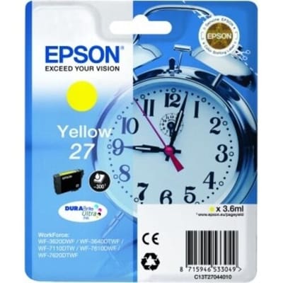 Epson Inktcartridge 27 (C13T27044012) Geel