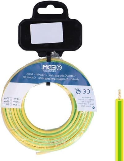 Flexibele Kabel - Stroomkabel Rol - Elektrische Installaties - Halogeen Vrij - 5 Meter - Tweekleurig