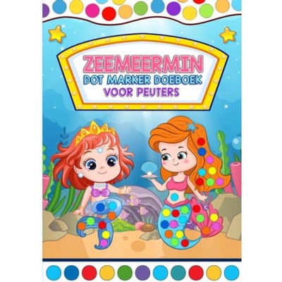 Zeemeermin Dot Marker - Doeboek Voor Peuters - Peuterspeelgoed & Meer