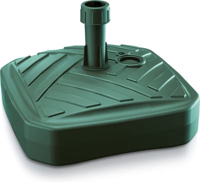 Prosperplast Parasolvoet - vierkant - rotan - groen - 12L - dia 39 cm - houder