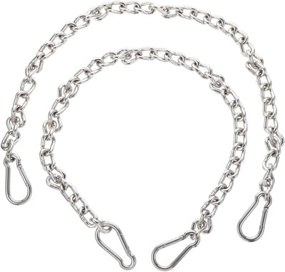 Hangkettingen Set - Schommel Verlenging - Hangstoel Bevestigen - Roestvrij Staal 304 - 2 Stuks - Zilver