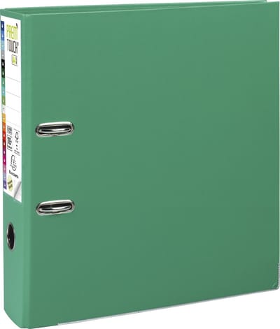 Exacompta 10x Prem'Touch® PP Ordner met hefboom - Rug 80mm - A4 maxi - Groen - 53343E