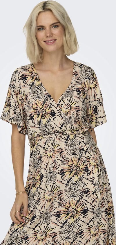 JDY - JDYNAYA S/S LONG WRAP DRESS WVN EXP - Dames - Maxi jurken