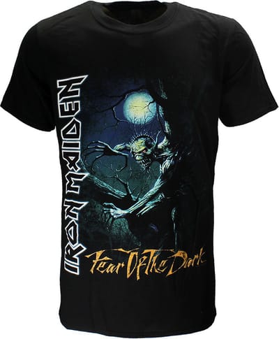 Iron Maiden Fear Of The Dark T-Shirt - Officiële Merchandise - M