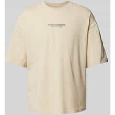 T-shirt met labelprint, model 'Studio Edition'