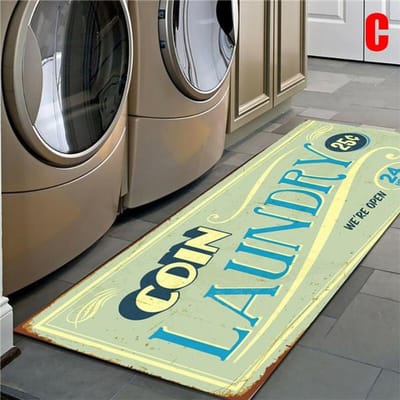 Antislip vloermat Wasruimtemat Entree deurmat Zelfbedieningswasruimte Badmat Tapijt 40*60cm groen