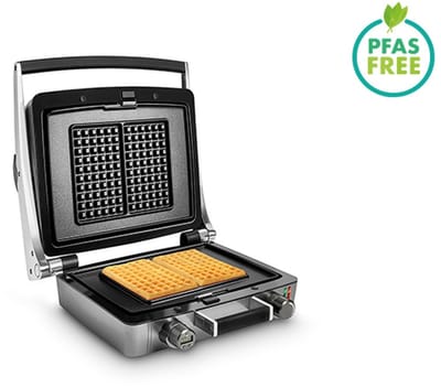 FRITEL Wafelijzer - WaffleTastic® CW 3648 - Wafelmaker PFAS vrij - Wafelmachine voor 6x10 Wafel - Wafels - Wafelbakijzer met Verwisselbare Platen - 1600W - Incl. 60' Timer
