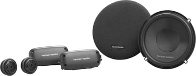Harman Kardon FIT6C – 6,5 inch 2-Weg Component Luidsprekersysteem – 50W RMS – 400W Piek – Met Grilles