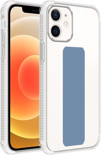 Cadorabo Hoesje geschikt voor Apple iPhone 11 in LICHTBLAUW - Beschermhoes gemaakt van flexibel TPU silicone Cover Case met houder en standfunctie