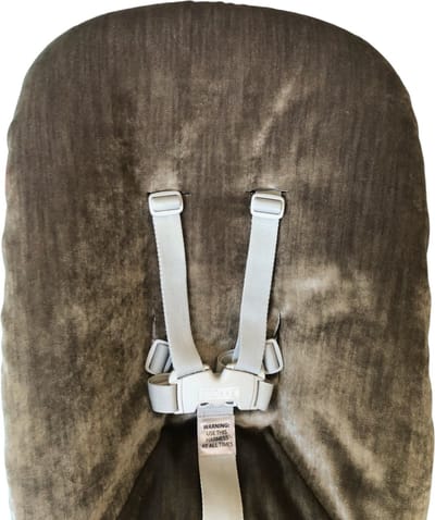 #10 Newborn hoes, Velours Bruin/grijs, Stokke Tripp Trapp. Ook geschikt voor Kidsmill Up.