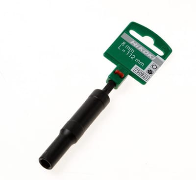 HiKOKI 750331 Flexibele dopsleutel - Zeskant - 8mm - 1/4" (L=112mm)