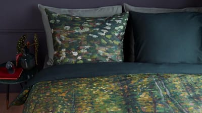 Beddinghouse x Van Gogh Museum Trees dekbedovertrek - Lits-Jumeaux XL - 260x200/220 - Groen
