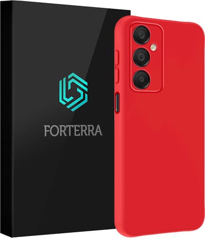 Hoesje Geschikt voor Samsung Galaxy A16 - Sterk & Shockproof - Siliconen Case - Hoes Cover - Rood
