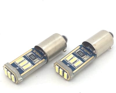 TLVX BAX9S H6W LED Canbus Stadslicht – Interieurverlichting – Auto – Motor – Koplampen – Bayonet - 12V – 2 stuks