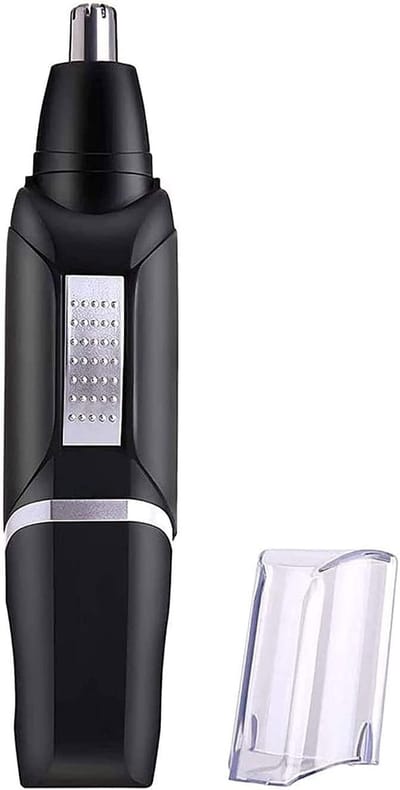 Gezichtshaartrimmer - Neus oor trimmer - Pijnloos ontharen - Dubbele snijbladen - Batterij aangedreven - Uniek