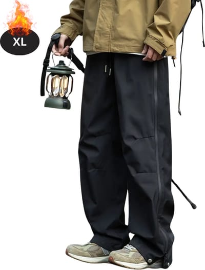 Livano Skibroek - Skipak - Snowboard Broek - Winterbroek - Sneeuwbroek - Heren - Wintersport - Zwart - Maat XL