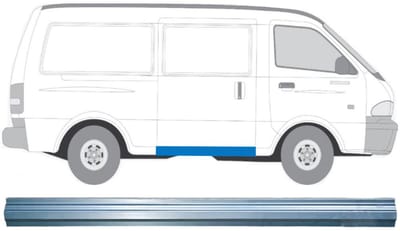 Schuifdeur dorpel reparatiepanel voor Kia Pregio 1997-2005 / Links = Rechts