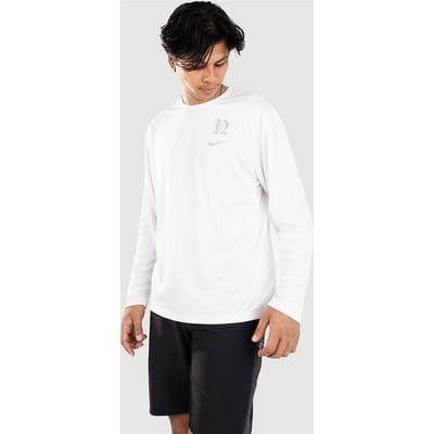 Nike Swim Lux Letter Longsleeve Lycra grijs