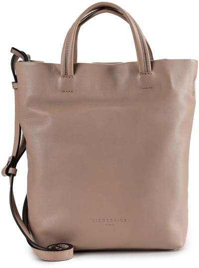 LIEBESKIND BERLIN Leren schoudertas Tote Bag Stone beige