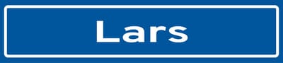 Fotofabriek Straatnaambord Lars | Straatnaambord met naam | Cadeau Lars