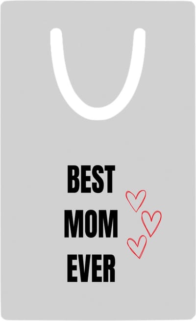 Hacebo® - best mom ever metalen boekenlegger - Mama - cadeau mama - cadeau - verjaardag mama Bladwijzer boekenleggers - 7.6 cm x 5cm
