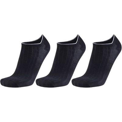 Replay Unisex Ultra Light Liner Sokken voor Volwassenen (Set van 3) (Zwart/Grijs)