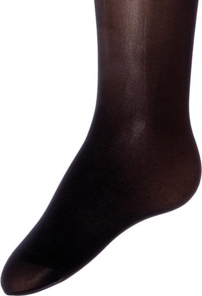 Ewers - Dikke kinderpanty - 80 DEN - effen Zwart - 50% katoen - 152/164