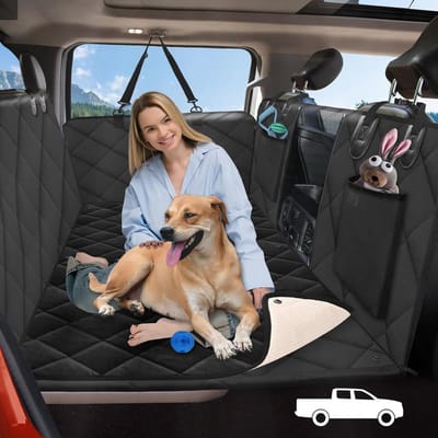 Achterbank Verlengstuk en Beschermhoes voor Honden in Trucks en SUV's