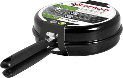 Omeletpan Zwart met Antiaanbaklaag, 24 cm - Geschikt voor Inductie