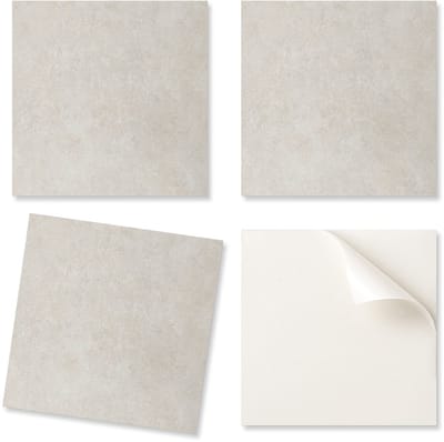 Zelfklevende vinyltegels voor tienerkamers met natuursteenstructuur, 20x20x20 cm