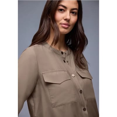 Overhemd blouse met zakken