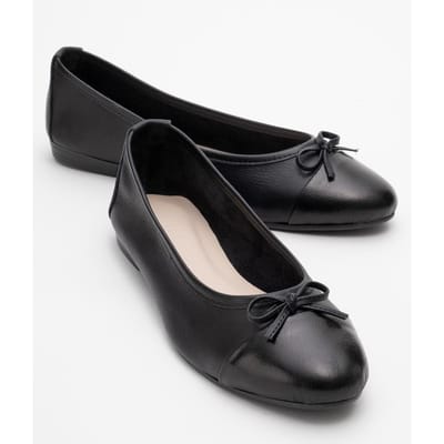 Rayne Cap Teen Leren Ballerina's Dames