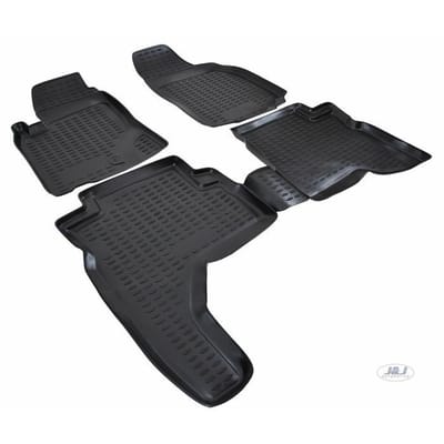 J&J AUTOMOTIVE | Tapis De Sol En Caoutchouc 3D Exclusive Pour Mitsubishi Pajero Sport 1998-2005 noir