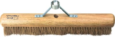 Synx Tools Coco Bezem los 50 cm Zaalveger met steelhouder - Cocosharen - Zachte haren - Binnenbezem - koko bezem - zonder steel