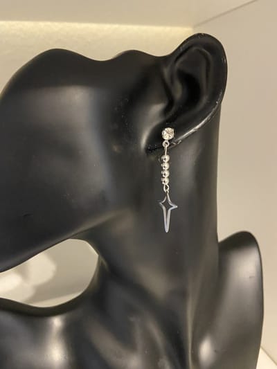 Strass star drop oorbellen | | Make up | Parfum | Moederdag | Verjaardagscadeau| Cadeautje| Valentijnsdag| Kado | sieraden | vaderdag | oorbellen | oorsieraden