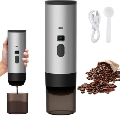 Automatische 3-in-1 draagbare capsulekoffiemachine - Portable Espresso Machine - espressomachine - Draagbare draadloze elektrische espressomachine - Voor Onderweg Reizen en Camping -