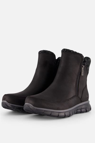 Skechers Skechers Synergy Zip Enkellaarsjes zwart