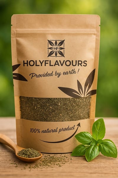 Basilicum Gesneden Kiemarm - 100 gram - Holyflavours