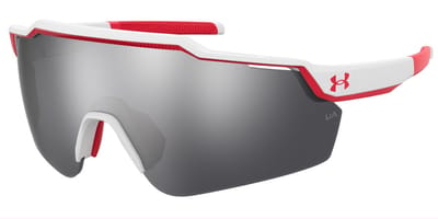 Under Armour UA LEVELUP Matte red white 2 99/1/125 MAN Zonnebrillen