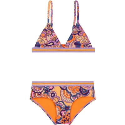 Shiwi Girls Luna Bikini Set Woodstock Wave Multi Color Maat: 86/92 | Badmode Outlet | Unisex