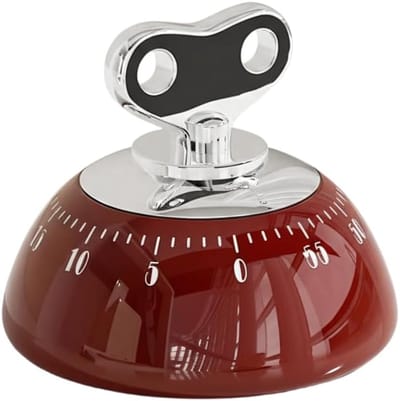 VHV - Timer - Kookwekker - Visuele Timer - Mechanische keukentimer - Magnetische mechanische keukenwekker - 60 minuten countdown-timer - Magnetische eierwekker - Visuele timer - Voor koken - Bakken - Onderwijs - Kantoor - Kinderen - Rood