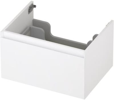 INK - Onderkast 1 Lade Greeploos Gelakt 45gr - 600x450x350 Mm - Mat Wit