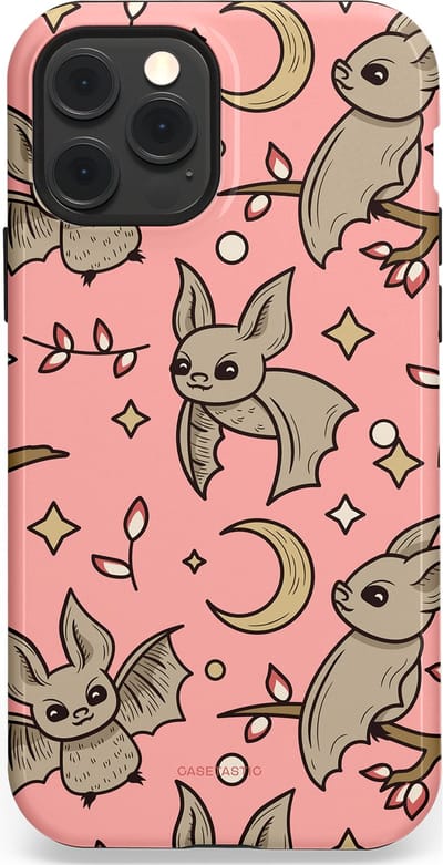 Casetastic Hoesje Geschikt voor Apple iPhone 12/12 Pro Magsafe - Stijlvolle Beschermende Duo-layer Case - Nachtelijke vlucht