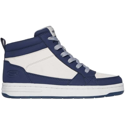 Skechers Hoge sneakers met fleecevoering voor kinderen (Marine/Tan)
