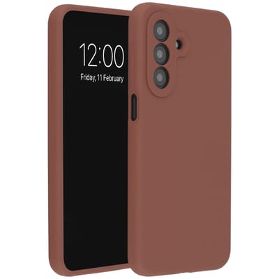 Accezz Hoesje - Geschikt voor Samsung Galaxy A27 (5G) - Liquid Silicone Backcover - New Tea Brown