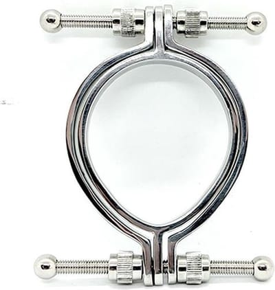 RVS Pussy Clamp 2.0 met 55 mm. Fuck Hole