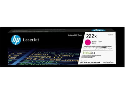 HP 222X (W2222X) toner cartridge geel hoge capaciteit (origineel)