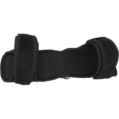 Genouillère Booster avec 4 Ressorts Genouillère Respirante Support Rotulien Équipement pour l'Escalade et black